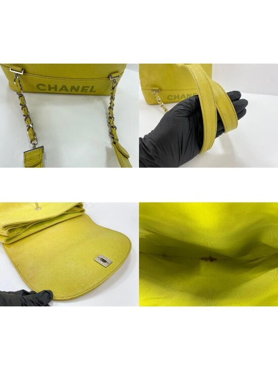 Chanel Backpack Yellow main image 6